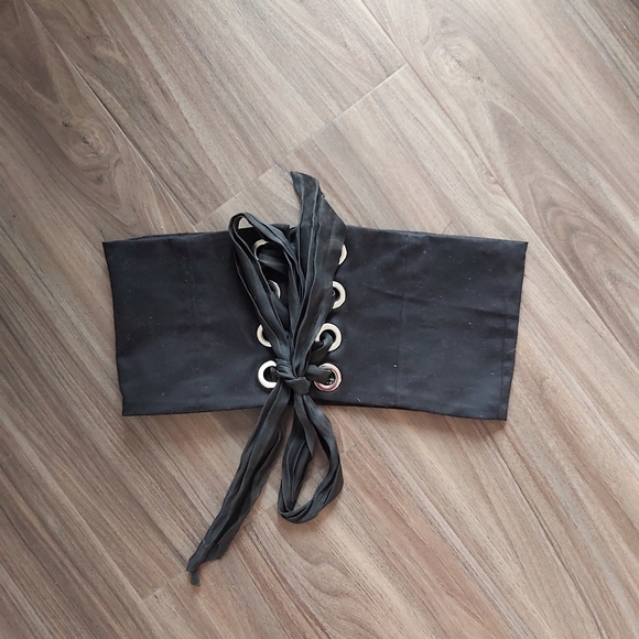 ZARA Large Waist Belt w/ ribbon - Picture 4 of 6